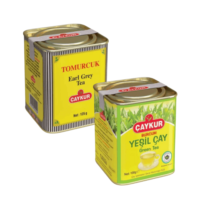 Tomurcuk Kokulu Çay 125 g & Burcum Yeşil Çay 100 g | Aromatik & Doğal Çay Seti