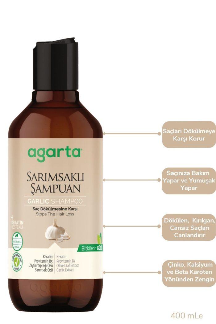 Agarta Doğal Saç Dökülmesine Karşı Şampuan 400 ml