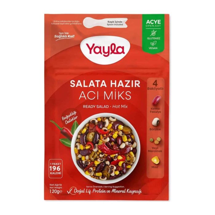 Yayla Salata Hazır Acı Miks 120 gr