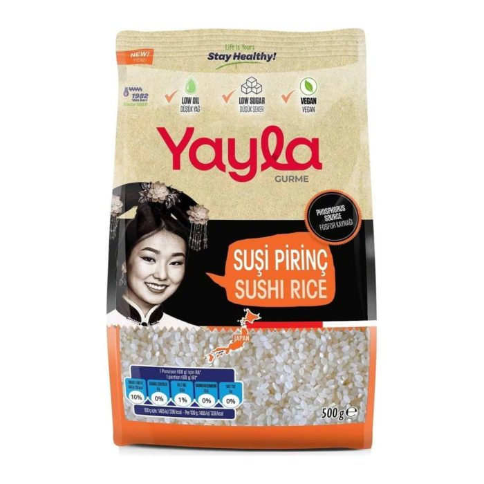 Yayla Gurme Sushi Pirinç 500 gr