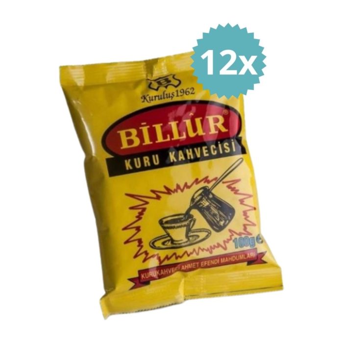 Billur Türk Kahvesi 100 gr x 12 Adet