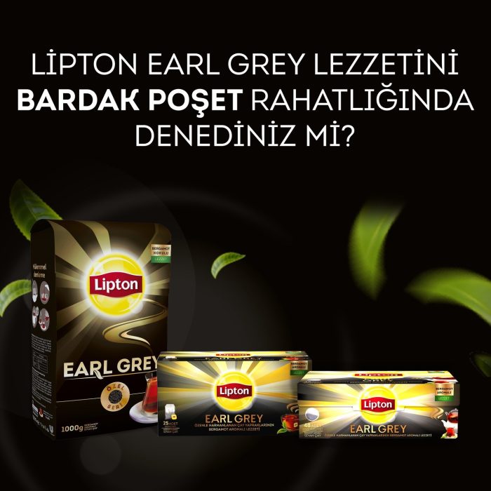 Lipton Earl Grey 3.2 gr 100'lü Bergamotlu Demlik Poşet Çay &raquo; Kaytika
