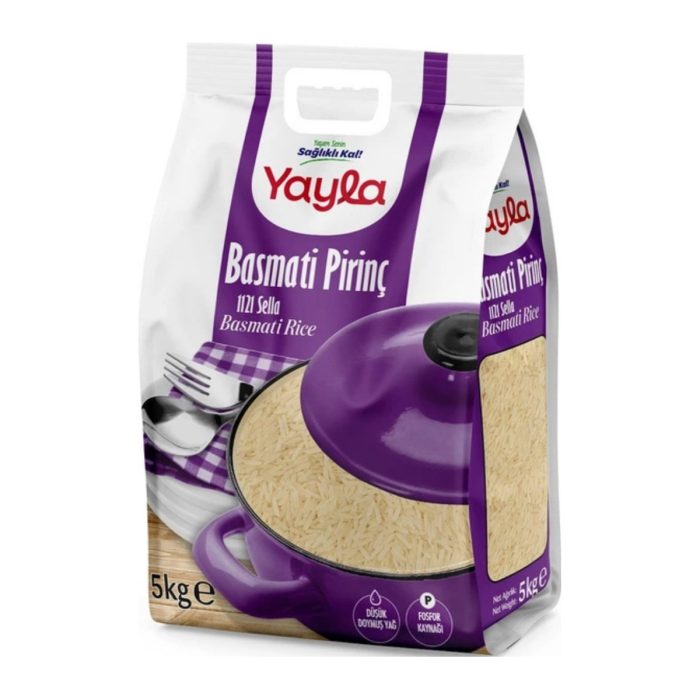 Yayla 1121 Sella Basmati Pirinç 5 kg