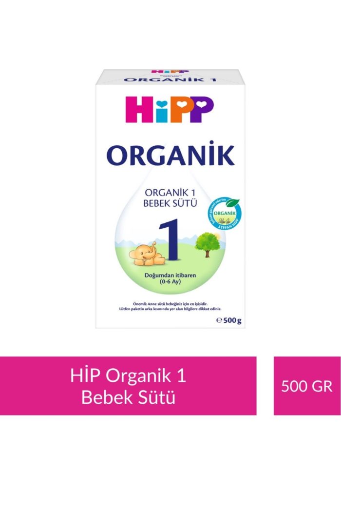 Hipp 1 Organik Bebek Sütü 500 gr x 2 Adet