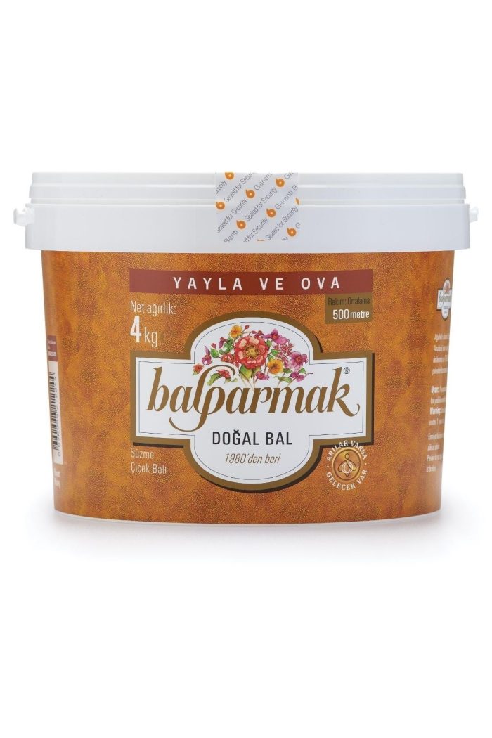 Balparmak Yayla ve Ova Süzme Çiçek Balı 4 kg
