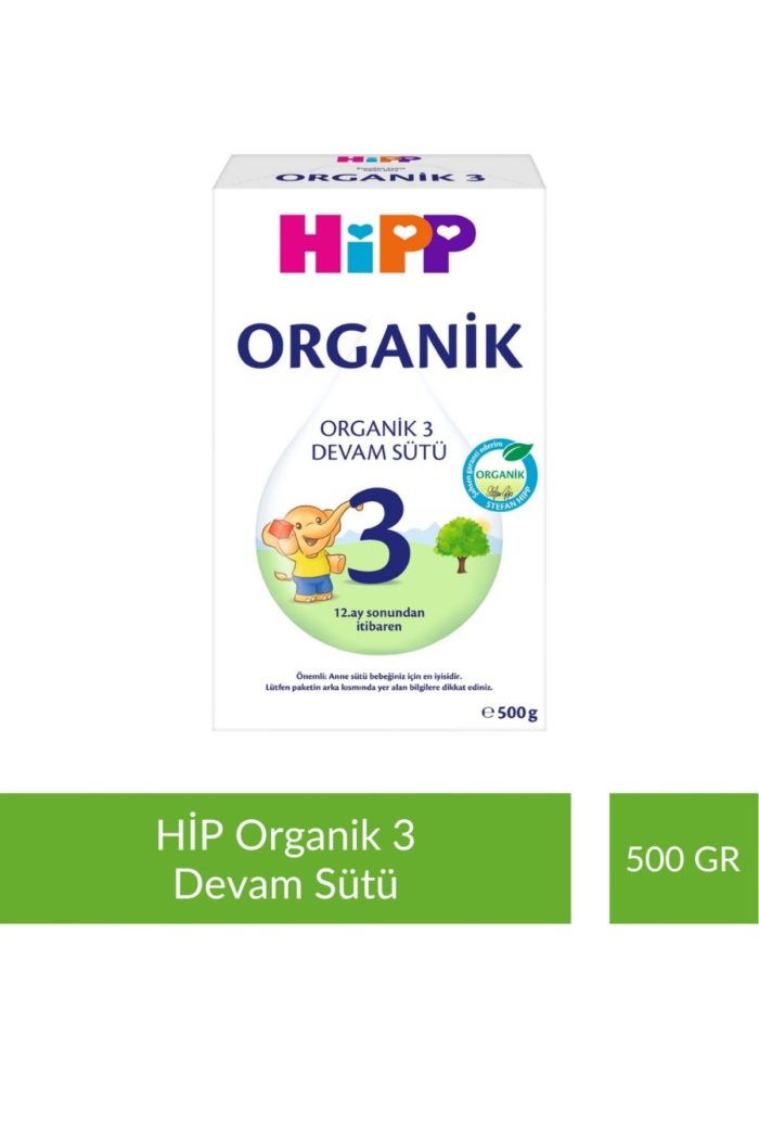 Hipp 3 Organik Devam Sütü 500 gr x 2 Adet